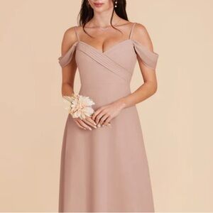 Buddy Grey Spence Bridesmaid Dress in Taupe